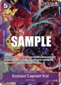 Eustass"Captain"Kid (Alternate Art) - Awakening of the New Era (OP05) #OP05-074 - Super Rare One Piece Trading Card