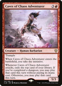 Caves of Chaos Adventurer - Promo Pack: The Lost Caverns of Ixalan (PPLCI) #167p - Rare Magic: The Gathering Trading Card
