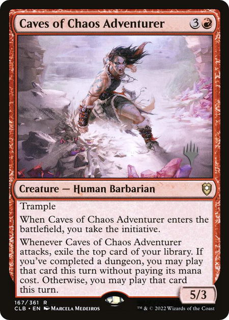 Caves of Chaos Adventurer - Promo Pack: The Lost Caverns of Ixalan Magic: The Gathering trading card