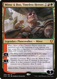 Minsc & Boo, Timeless Heroes - Promo Pack: The Lost Caverns of Ixalan (PPLCI) #285p - Mythic Magic: The Gathering Trading Card