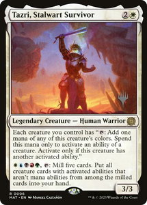 Tazri, Stalwart Survivor - Promo Pack: The Lost Caverns of Ixalan (PPLCI) #6p - Rare Magic: The Gathering Trading Card