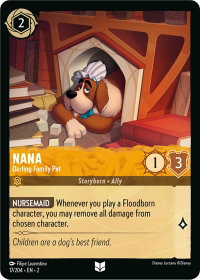 Nana - Darling Family Pet - Rise of the Floodborn (2) #17/204 - Uncommon Disney Lorcana Trading Card
