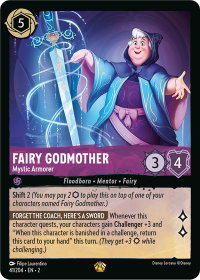 Fairy Godmother - Mystic Armorer - Rise of the Floodborn (2) #41/204 - Legendary Disney Lorcana Trading Card
