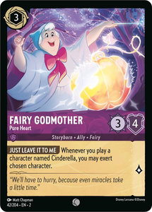 Fairy Godmother - Pure Heart - Rise of the Floodborn (2) #42/204 - Common Disney Lorcana Trading Card
