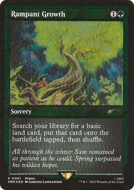 Rampant Growth (Foil Etched) - WPN & Gateway Promos Magic: The Gathering trading card