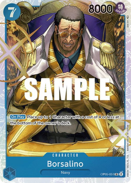 Borsalino - Awakening of the New Era One Piece trading card