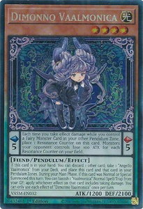 Dimonno Vaalmonica (CR) - Valiant Smashers (VASM) #VASM-EN032 - Collector's Rare YuGiOh Trading Card