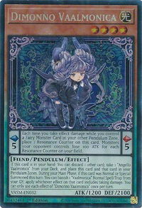 Dimonno Vaalmonica (CR) - Valiant Smashers (VASM) #VASM-EN032 - Collector's Rare YuGiOh Trading Card