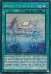 Vaalmonica, the Agathokakological Voice (CR) - Valiant Smashers (VASM) #VASM-EN035 - Collector's Rare YuGiOh Trading Card
