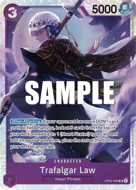 Trafalgar Law (069) - Awakening of the New Era One Piece trading card
