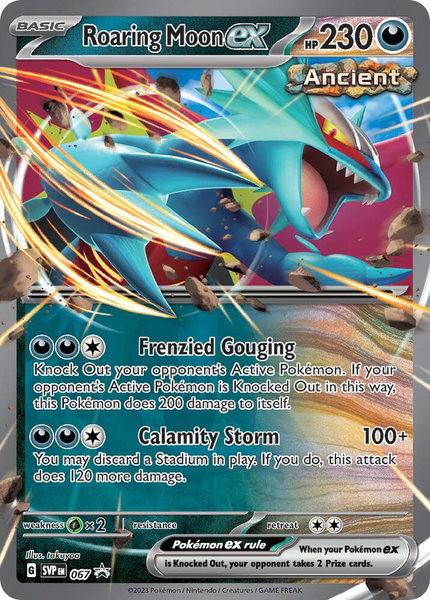Roaring Moon ex - 067 - SV: Scarlet & Violet Promo Cards Pokémon trading card