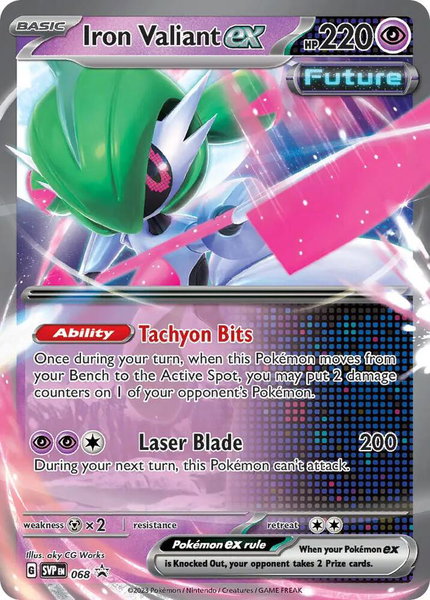 Iron Valiant ex - 068 - SV: Scarlet & Violet Promo Cards Pokémon trading card