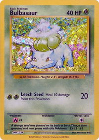 Bulbasaur - Trading Card Game Classic (CL) #001/034 - Classic Collection Pokémon Trading Card