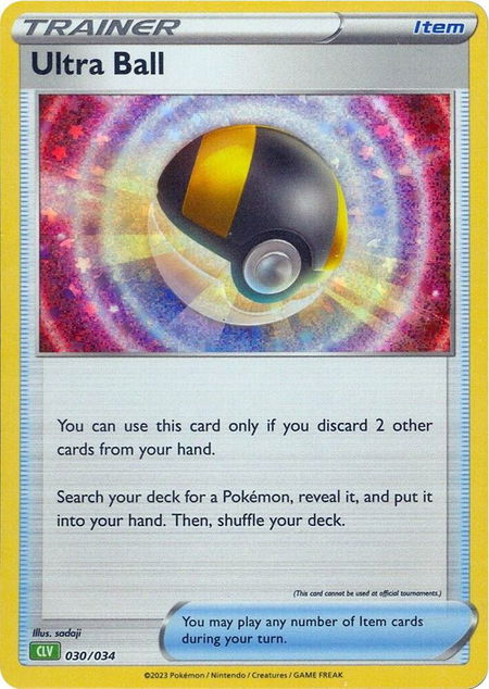 Ultra Ball (CLV) trading card from Trading Card Game Classic Ultra Ball (CLV) - Trading Card Game Classic Pokémon trading card