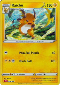 Raichu - Trading Card Game Classic (CL) #009/034 - Classic Collection Pokémon Trading Card