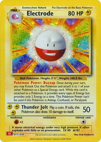 Electrode - Trading Card Game Classic (CL) #011/034 - Classic Collection Pokémon Trading Card