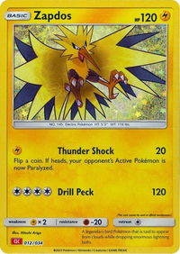 Zapdos - Trading Card Game Classic (CL) #012/034 - Classic Collection Pokémon Trading Card