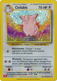 Clefable - Trading Card Game Classic (CL) #014/034 - Classic Collection Pokémon Trading Card