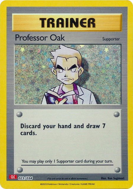 Professor Oak (CLC) - Trading Card Game Classic Pokémon trading card