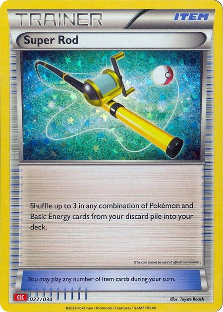 Super Rod (CLC) - Trading Card Game Classic Pokémon trading card