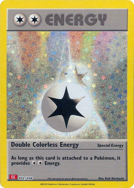 Double Colorless Energy (CLC) - Trading Card Game Classic Pokémon trading card