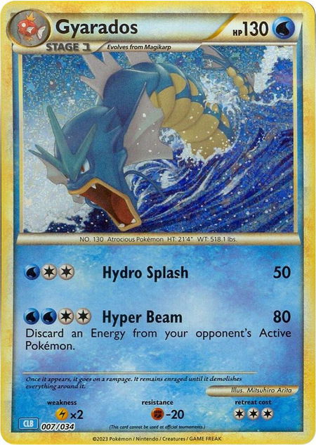 Gyarados - Trading Card Game Classic Pokémon trading card