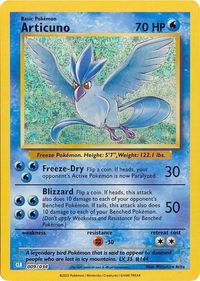 Articuno - Trading Card Game Classic (CL) #009/034 - Classic Collection Pokémon Trading Card