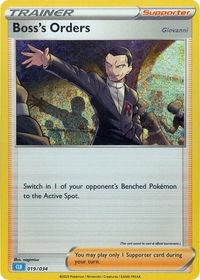 Boss's Orders (CLB) - Trading Card Game Classic (CL) #019/034 - Classic Collection Pokémon Trading Card