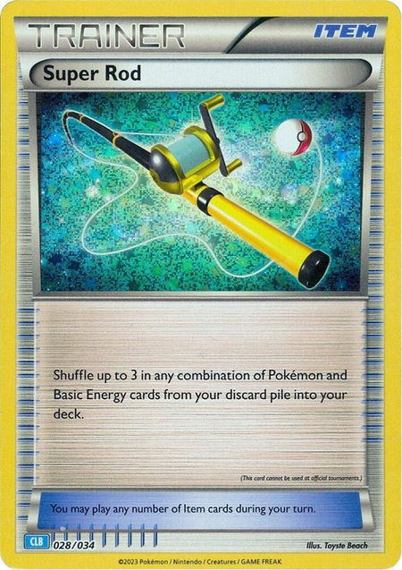 Super Rod (CLB) - Trading Card Game Classic Pokémon trading card