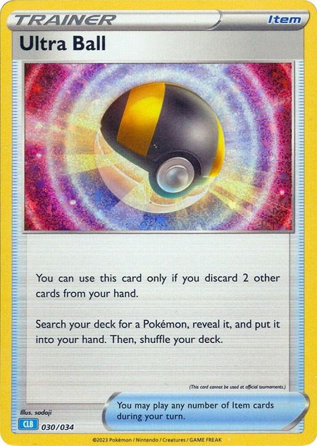 Ultra Ball (CLB) - Trading Card Game Classic Pokémon trading card