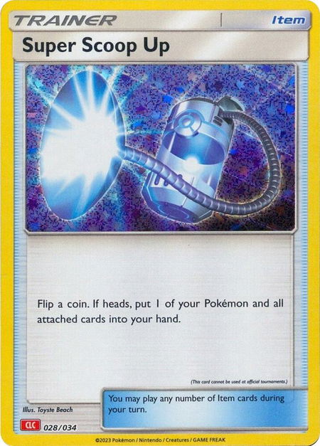 Super Scoop Up - Trading Card Game Classic Pokémon trading card