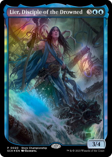 Lier, Disciple of the Drowned - Game Day & Store Championship Promos Magic: The Gathering trading card