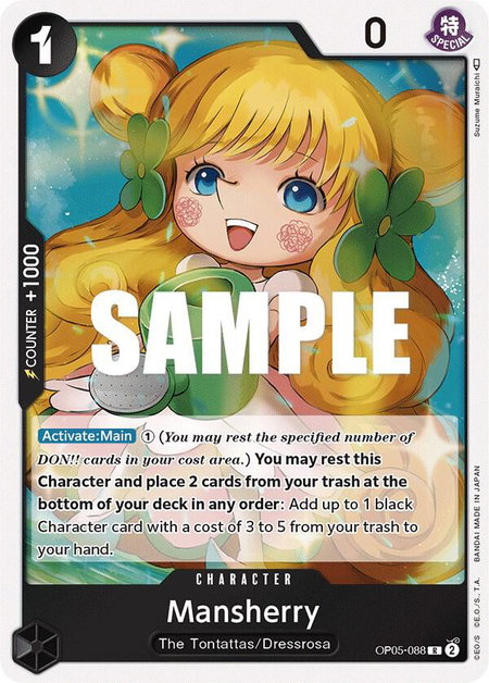 Mansherry - Awakening of the New Era One Piece trading card