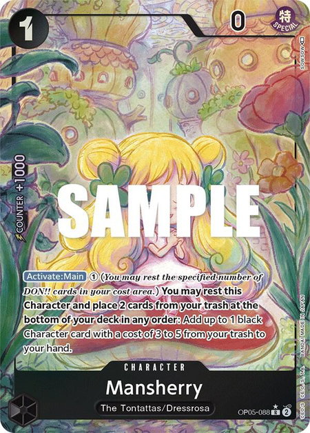 Mansherry (Alternate Art) - Awakening of the New Era One Piece trading card