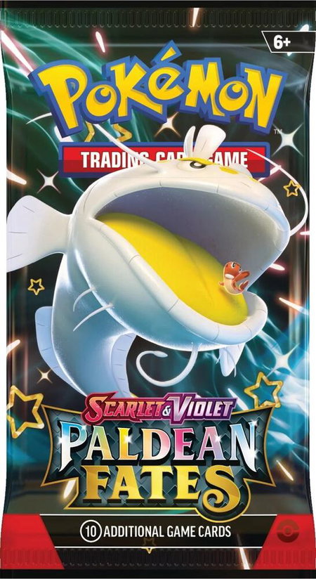 Paldean Fates Booster Pack trading card from SV: Paldean Fates Paldean Fates Booster Pack - SV: Paldean Fates Pokémon trading card