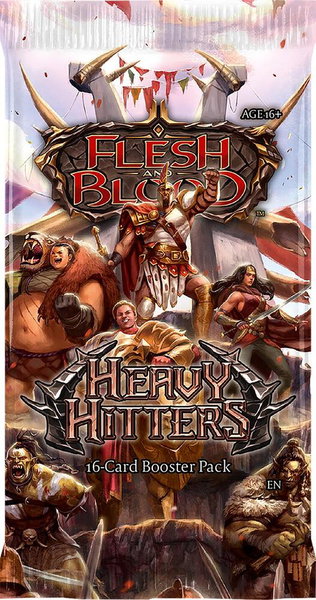 Heavy Hitters Booster Pack trading card from Heavy Hitters Heavy Hitters Booster Pack - Heavy Hitters Flesh and Blood trading card