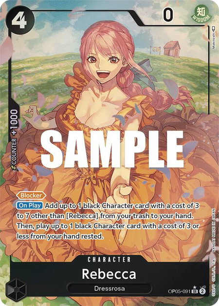 Rebecca (Alternate Art) - Awakening of the New Era One Piece trading card