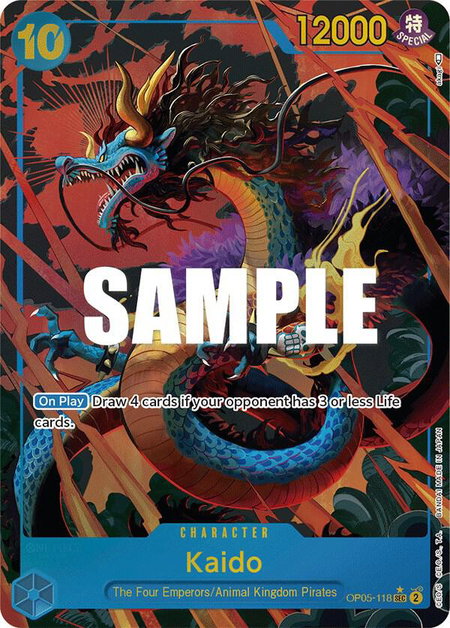 Kaido (118) (Alternate Art) - Awakening of the New Era One Piece trading card