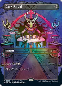 Dark Ritual - Secret Lair Showdown (SLP) #16 - Promo Magic: The Gathering Trading Card