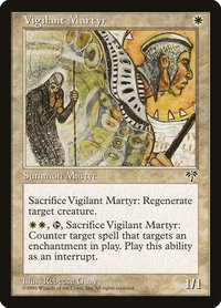 Vigilant Martyr - Mirage (MIR) #45 - Uncommon Magic: The Gathering Trading Card