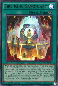 Fire King Sanctuary - Structure Deck: Fire Kings (SR14) #SR14-EN024 - Ultra Rare YuGiOh Trading Card