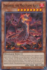 Dogoran, the Mad Flame Kaiju - Structure Deck: Fire Kings (SR14) #SR14-EN014 - Common / Short Print YuGiOh Trading Card