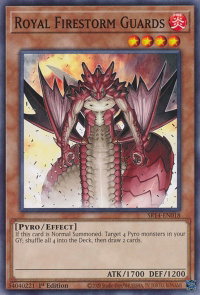 Royal Firestorm Guards - Structure Deck: Fire Kings (SR14) #SR14-EN018 - Common / Short Print YuGiOh Trading Card
