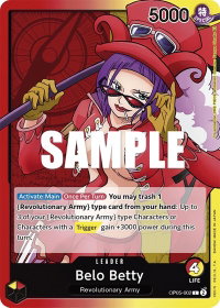 Belo Betty (002) - Awakening of the New Era (OP05) #OP05-002 - Leader One Piece Trading Card