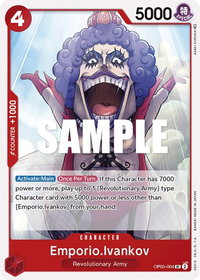 Emporio.Ivankov - Awakening of the New Era (OP05) #OP05-004 - Uncommon One Piece Trading Card