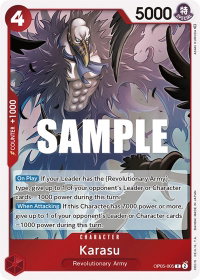 Karasu - Awakening of the New Era (OP05) #OP05-005 - Rare One Piece Trading Card