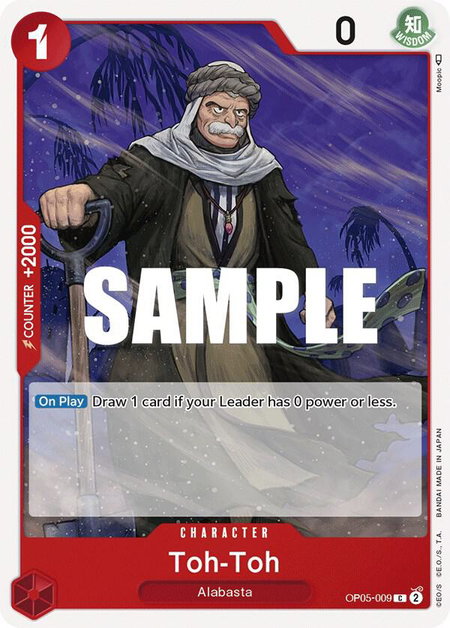 Toh-Toh - Awakening of the New Era One Piece trading card