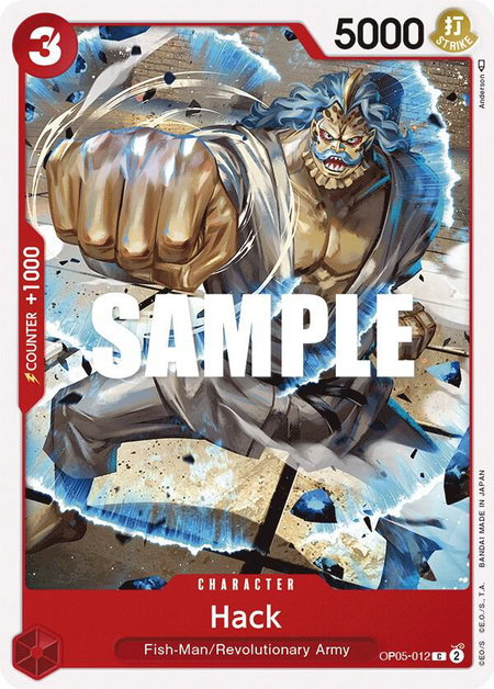 Hack - Awakening of the New Era One Piece trading card