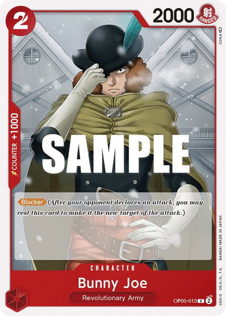 Bunny Joe - Awakening of the New Era One Piece trading card