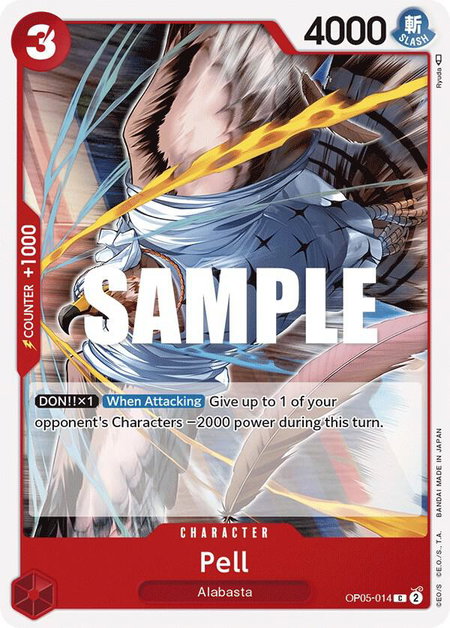 Pell - Awakening of the New Era One Piece trading card